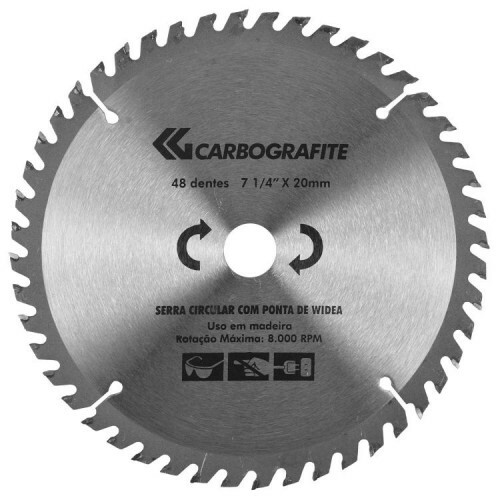 SERRA CIRCULAR VIDEA 7.1/4 48 DT (CARBOGRAFITE)