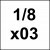 CHAVE FENDA 01 1/8x03 (GEDORE)