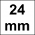 CHAVE COMBINADA 01 24MM (GEDORE)
