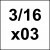 CHAVE FENDA 01 3/16x03 (GEDORE)