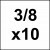 CHAVE FENDA 01 3/8x10 (GEDORE)
