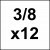 CHAVE FENDA 01 3/8x12 (GEDORE)