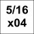 CHAVE FENDA 01 5/16x04 (GEDORE)