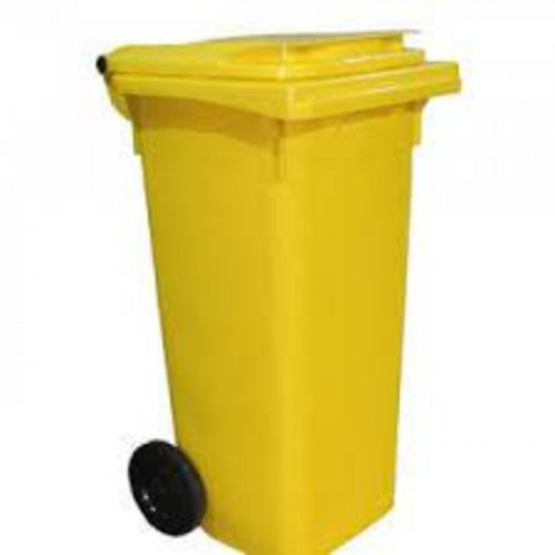 CONTENTOR C/ TAMPA 240 LITROS 03 AMARELO (JSN)