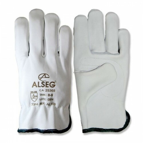 LUVA VAQUETA C/ELASTICO T10 (ALSEG)