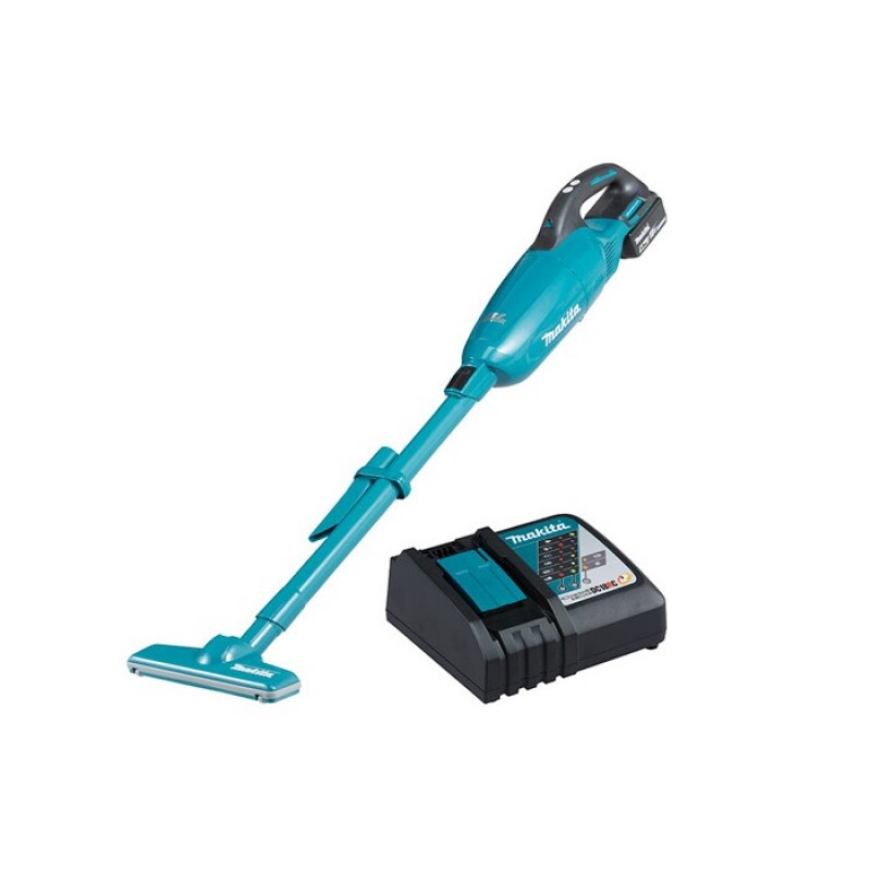 ASPIRADOR DE PÓ DCL281F C/BATERIA 18V 3AH C/CARREG. FLUXO DE AR 1,5 M³ CAP 750ML (MAKITA)