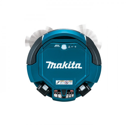 ASPIRADOR ROBOTIZADO DRC200Z C/CONTROLE BATERIA 18V 5AH CARREG. SENSOR ANTIQUEDA E ARÉA DE LIMPEZA ATE 500M2 (MAKITA)