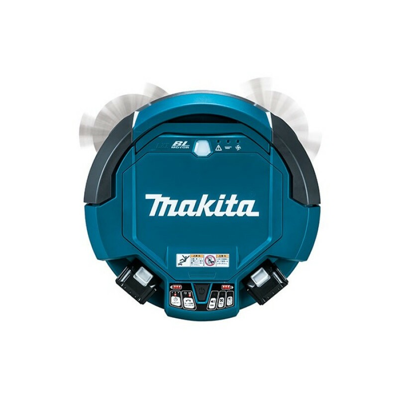 ASPIRADOR ROBOTIZADO DRC200Z C/CONTROLE BATERIA 18V 5AH CARREG. SENSOR ANTIQUEDA E ARÉA DE LIMPEZA ATE 500M2 (MAKITA)