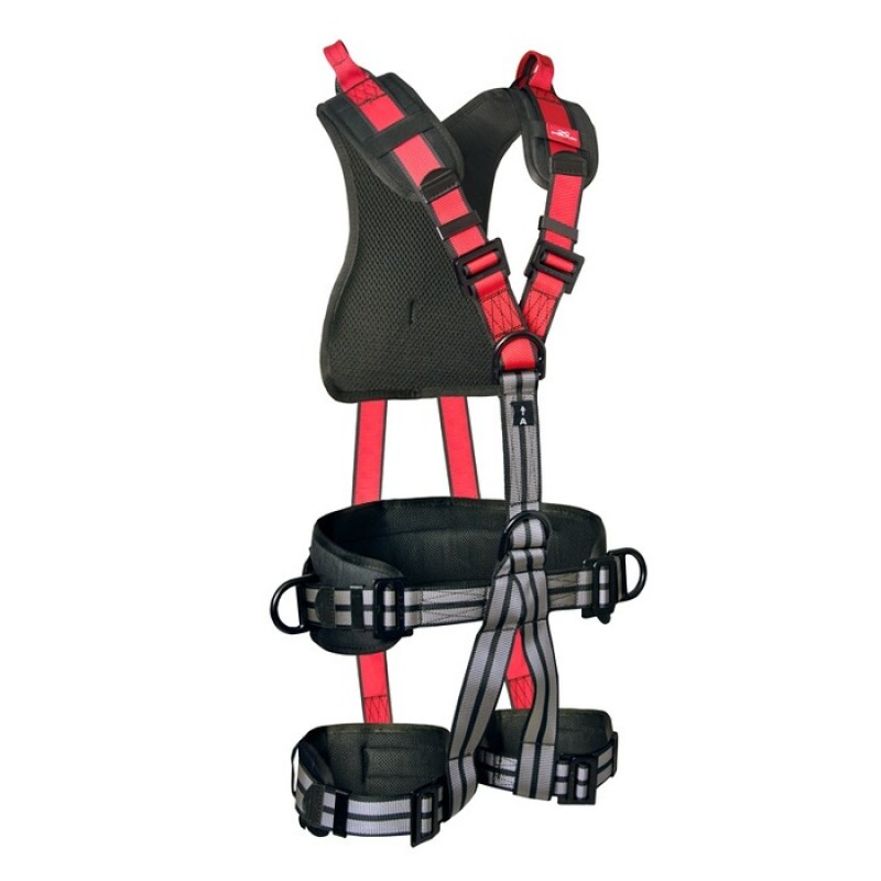 CINTO SEG. PARAQUEDISTA 5 PONTOS S/TALABARTE MOD.STFCQCT5121 P/RESGATISTA NBR15835:2010 C.A 41658 (STEELFLEX)