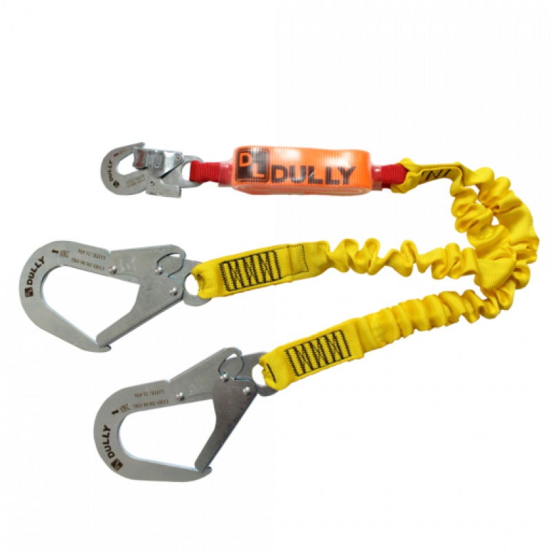 TALABARTE FITA DUPLA TIPO Y MOSQ. 55MM MOD. DLTABS-03 C/ABS C/PROLONGADOR P/CINTO(DULLY)