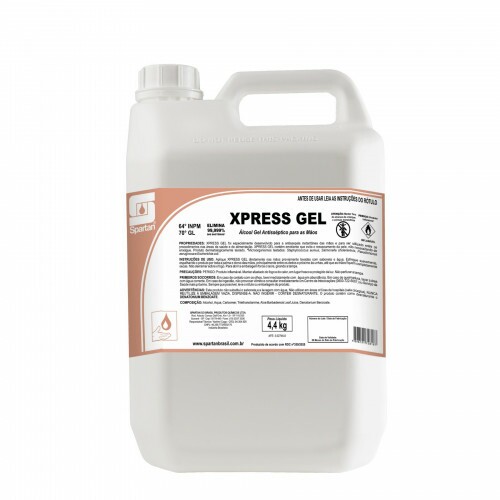 ÁLCOOL GEL ANTISSÉPTICO P/MÃOS XPRESS GEL 4,4L  (SPARTAN)