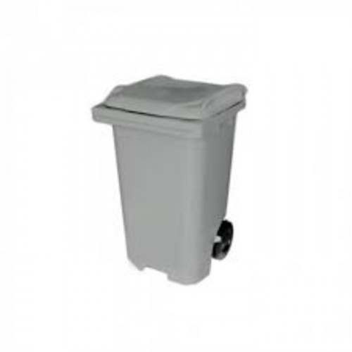 CONTENTOR C/ TAMPA 120 LITROS 02 CINZA (JSN)