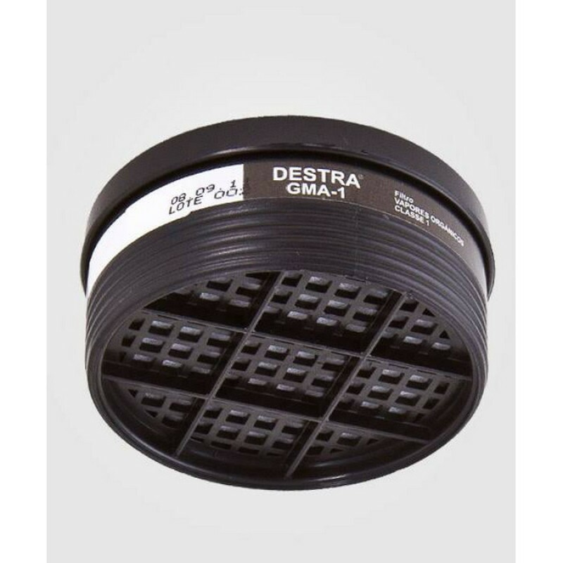FILTRO QUÍMICO GMA-1 PARA RESPIRADOR PROTEÇÃO CONTRA VAPORES ORGÂNICOS(DESTRA)