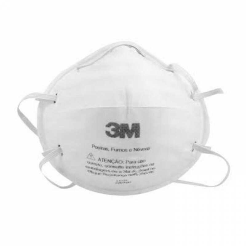 RESPIRADOR 01 DESCARTÁVEL PFF2 8801 P/POEIRAS E NEVOAS FUMOS HB004116743 (3M)