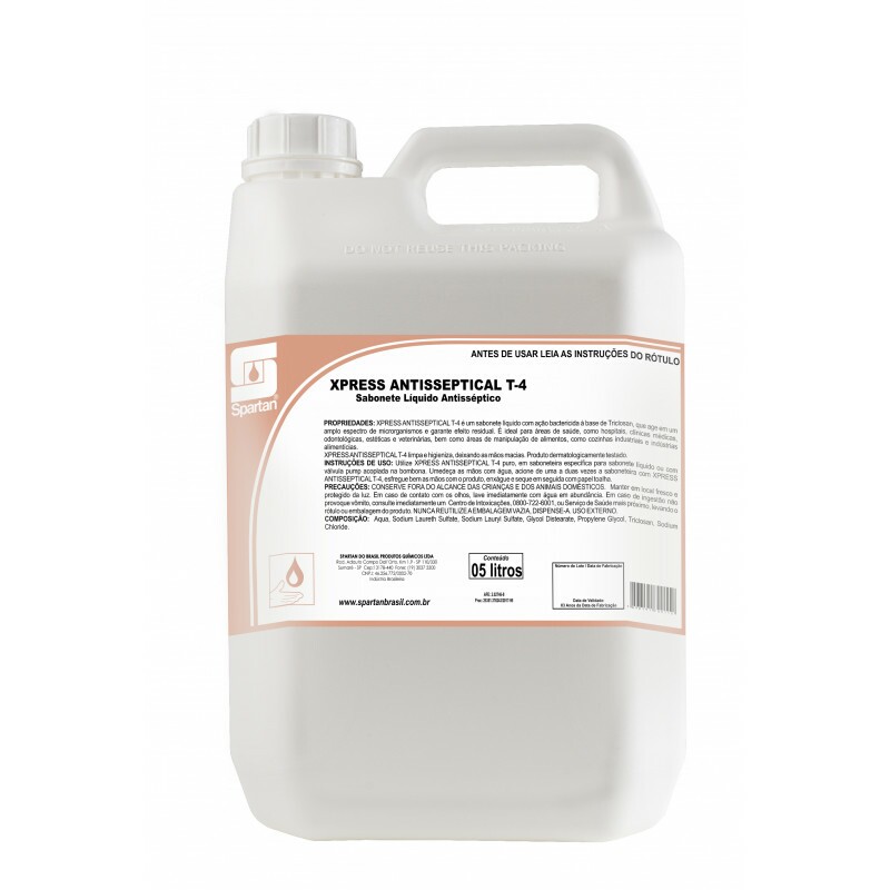 SABONETE ANTISSEPTICO XPRESS T4 5L (SPARTAN)