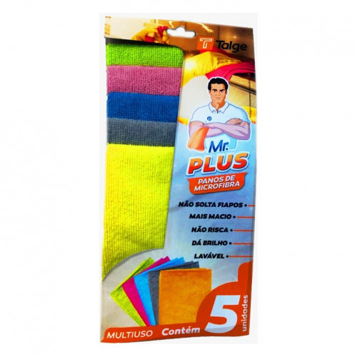 PANO MAGICO DE MICROFIBRA 30X38 C/5UNID (TALGE)