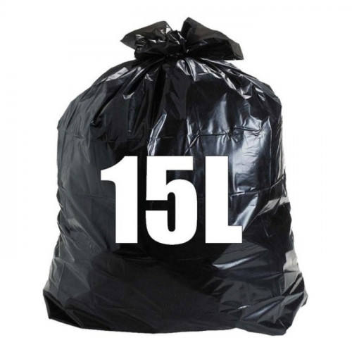 SACO LIXO COMUM PRETO 15L (100UN)