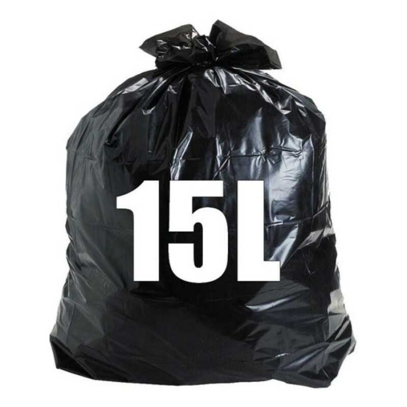 SACO LIXO COMUM PRETO 15L (100UN)