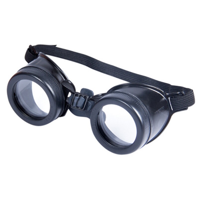 OCULOS SEG. 13 P/SOLDA MACARIQ. LENTE REDONDA 50MM C/ELASTICO C.A 3474 (LEDAN)