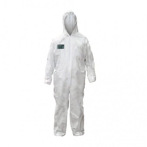 MACACÃO TYVEK 03 STEELGEN TAM G LAMINADO MICROPOROSO BRANCO TIPO 6 GRAMATURA 50GR/M² C.A 20662(VICSA)