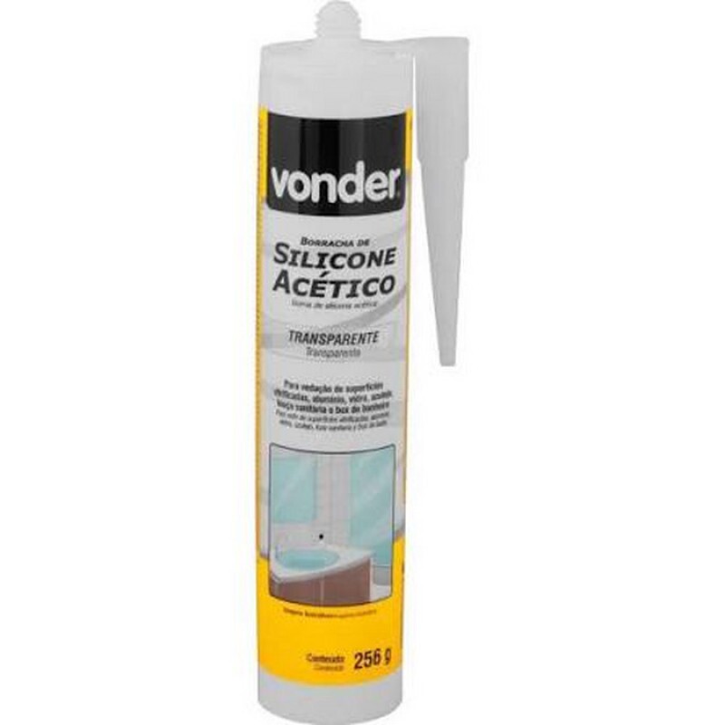 ADESIVO SILICONE ACETICO 260G INCOLOR