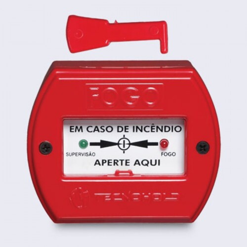 ACIONADOR MANUAL ENDEREÇÁVEL COM BUZZER (TECNOHOLD)
