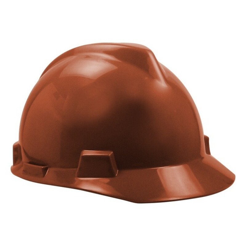 CAPACETE SEGURANCA 02 MARROM C/CARNEIRA E JUGULAR 311866 (MSA)