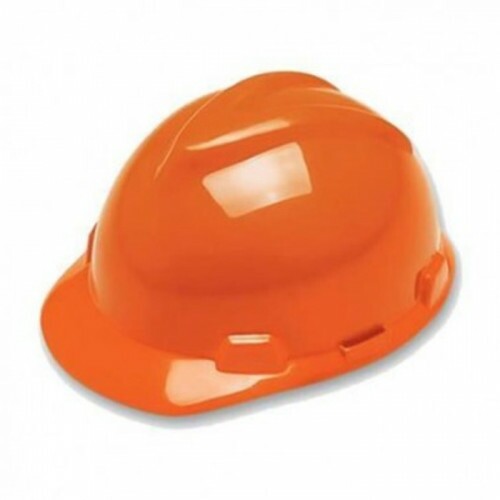 CAPACETE SEGURANCA 02 LARANJA C/CARNEIRA E JUGULAR 311865 (MSA)