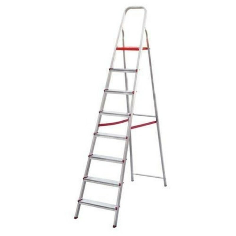 ESCADA RESIDENCIAL ALUMINIO 08 DEGRAUS