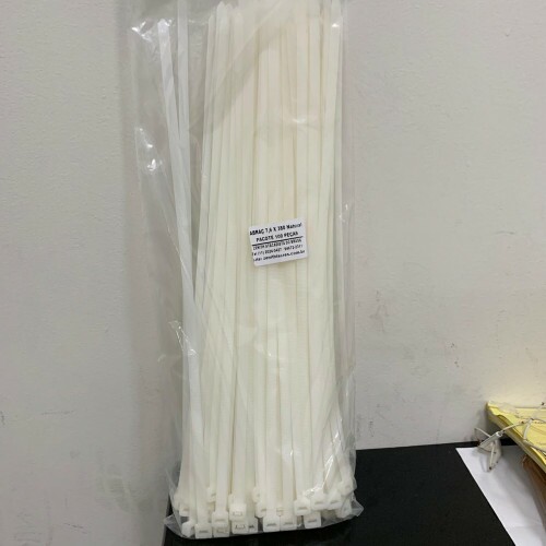 ABRACADEIRA NYLON 380MM X 7,6MM C/100 UNIDADES (ZENITH)