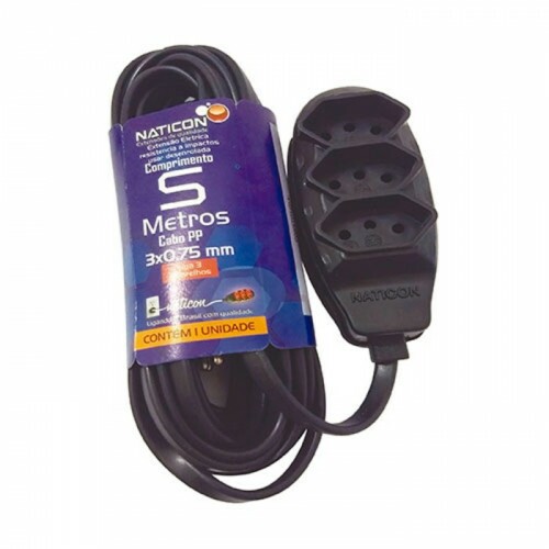 EXTENSAO ELETRICA 05MT (NATICON)