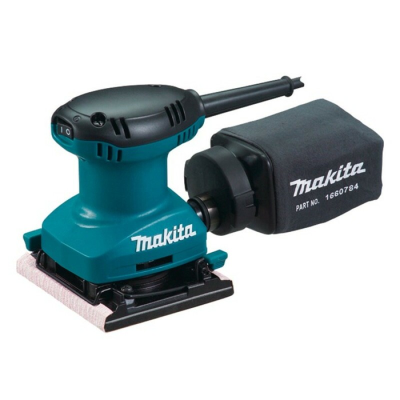 LIXADEIRA ORBITAL INDUSTRIAL BO4557 180W 14000 OPM BASE 112X102MM 127V C/COLETOR E LIXAS (MAKITA)