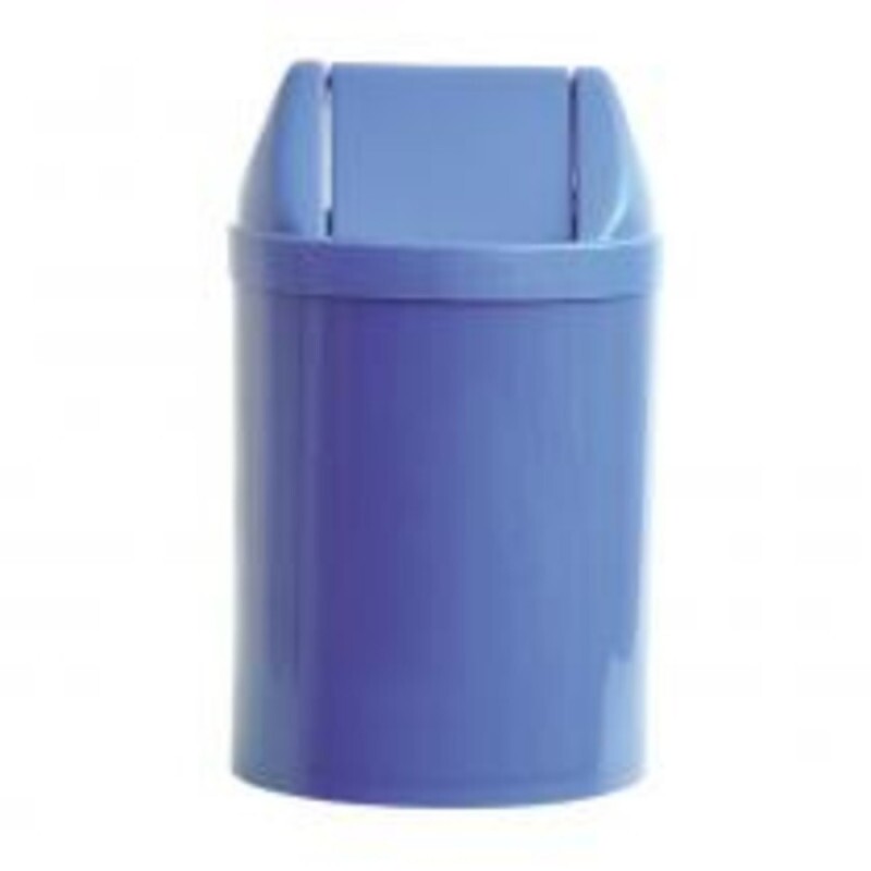 CESTO C/TAMPA S/ADESIVO 02 30X24 14L AZUL (JSN)
