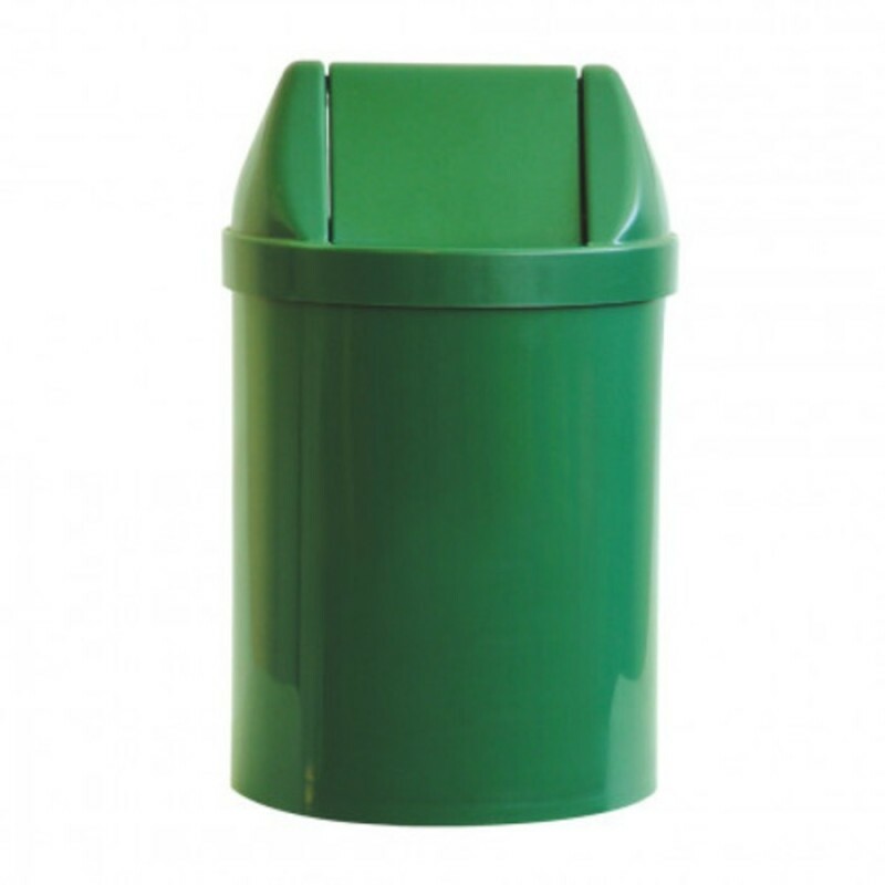 CESTO C/TAMPA S/ADESIVO 02 51X24 23L VERDE (JSN)