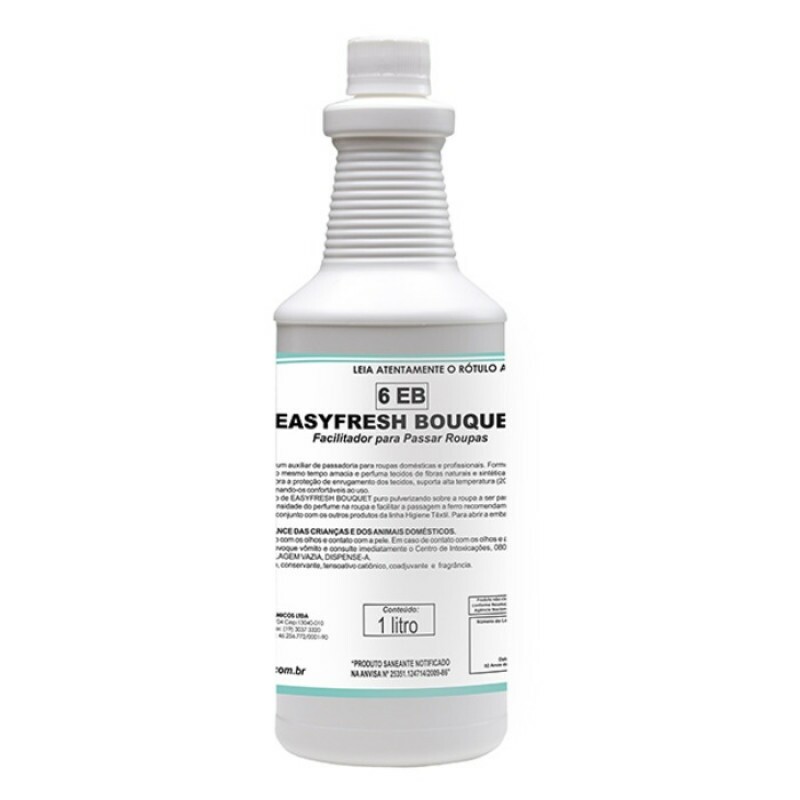 PASSADOR AMACIANTE E PERFUMADOR P/ROUPAS EASYFRESH BOUQUET 1L (SPARTAN)
