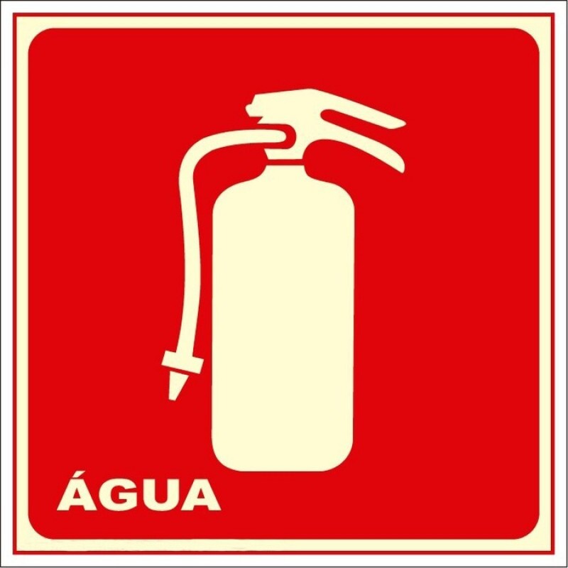 PLACA EXTINTOR AP 15X20 EM PVC 2MM NBR 13434 FOTOLU. AUTO EXTINGUIVEL
