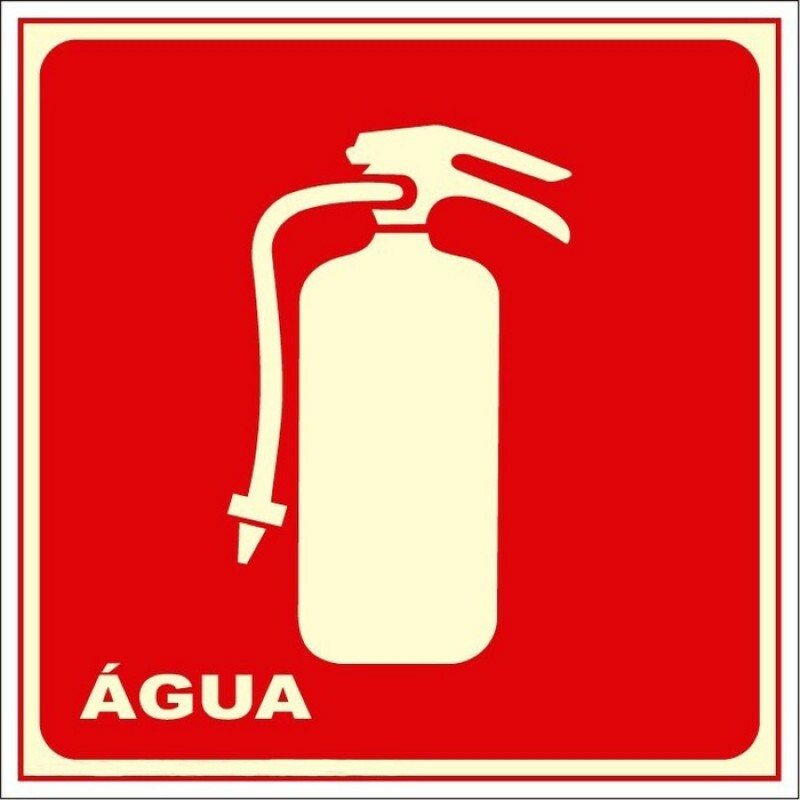 PLACA EXTINTOR AP 15X20 EM PVC 2MM NBR 13434 FOTOLU. AUTO EXTINGUIVEL