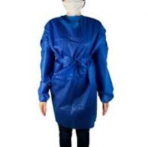 AVENTAL HOSP. TNT TIPO CAPOTE AZUL DESCARTAVEL 1,20X1,40 GRAM.50 (VITORIA MARTINS)