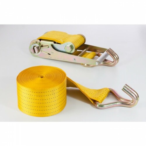 CINTA POLIESTER (11) AMARELA C/CATRACA 9MT CAPACIDADE 7.000KG