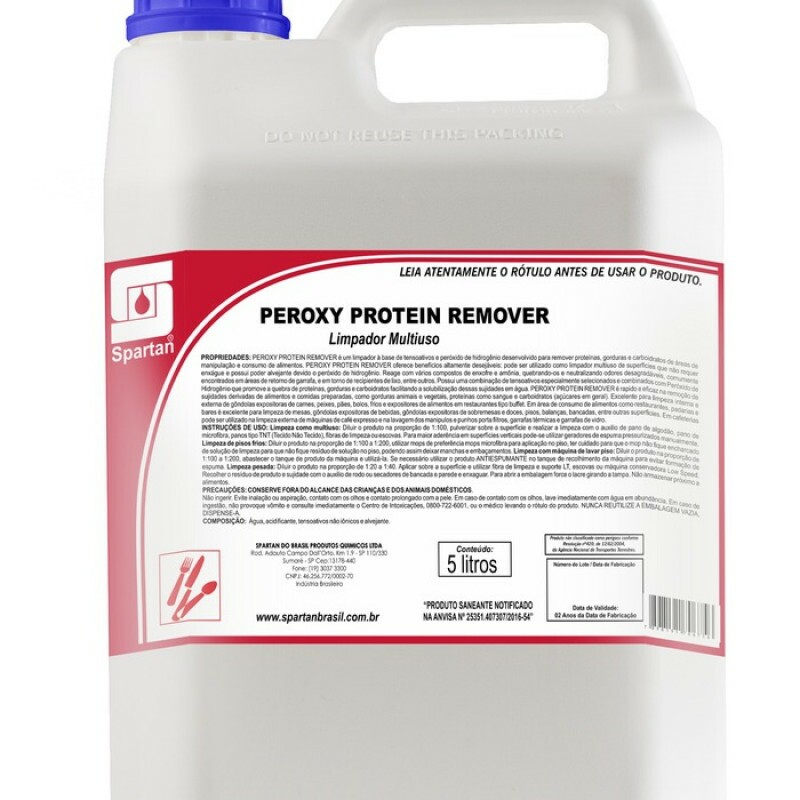 DESENGORDURANTE E DESINFETANTE PEROXY PROTEIN REMOVER 5Lts (SPARTAN)