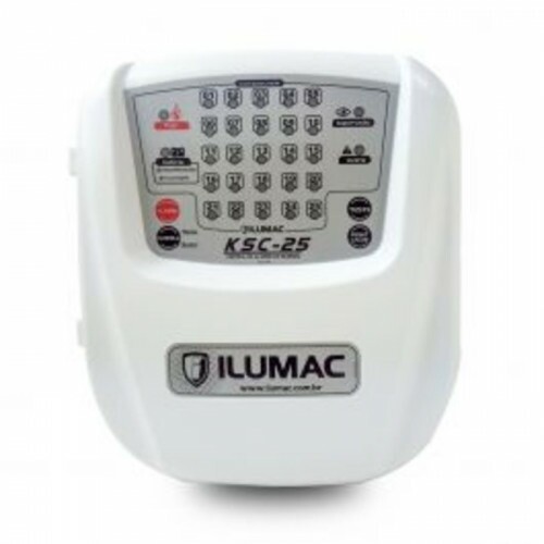 CENTRAL ALARME CONVENCIONAL KSC25.24 24V EM ABS S/BATERIA 25 LACOS IP20 BIVOLT LED NBR17240 (ILUMAC)