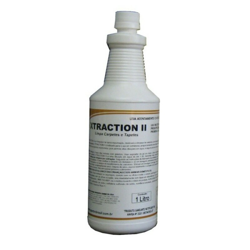 HIGIENIZADOR P/ESTOFADOS XTRACTION II 1L BAIXA ESPUMAÇÃO P/EXTRATORA (SPARTAN)