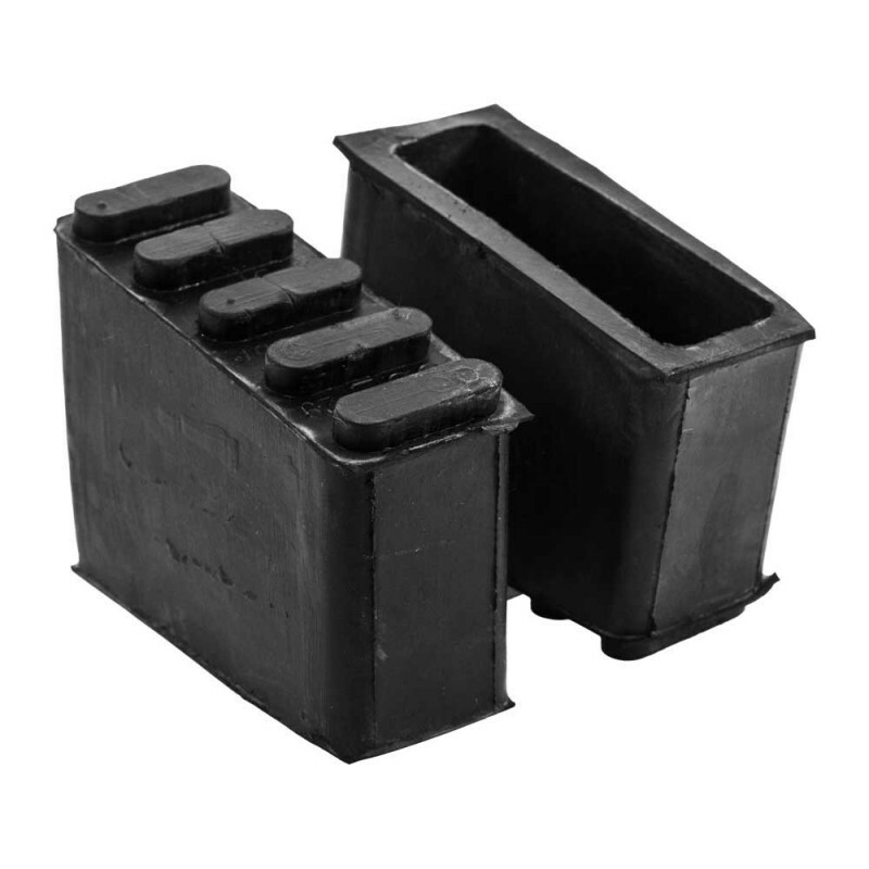 SAPATA DE BORRACHA PERFIL "U" LADO DIREITO P/ESCADA EXTENSIVA (SINTESE)