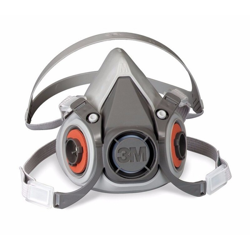 RESPIRADOR 06 SEMIFACIAL 6200 H0002317255  M P/02 FILTROS TIRANTE FIXO CA 4115 (3M)
