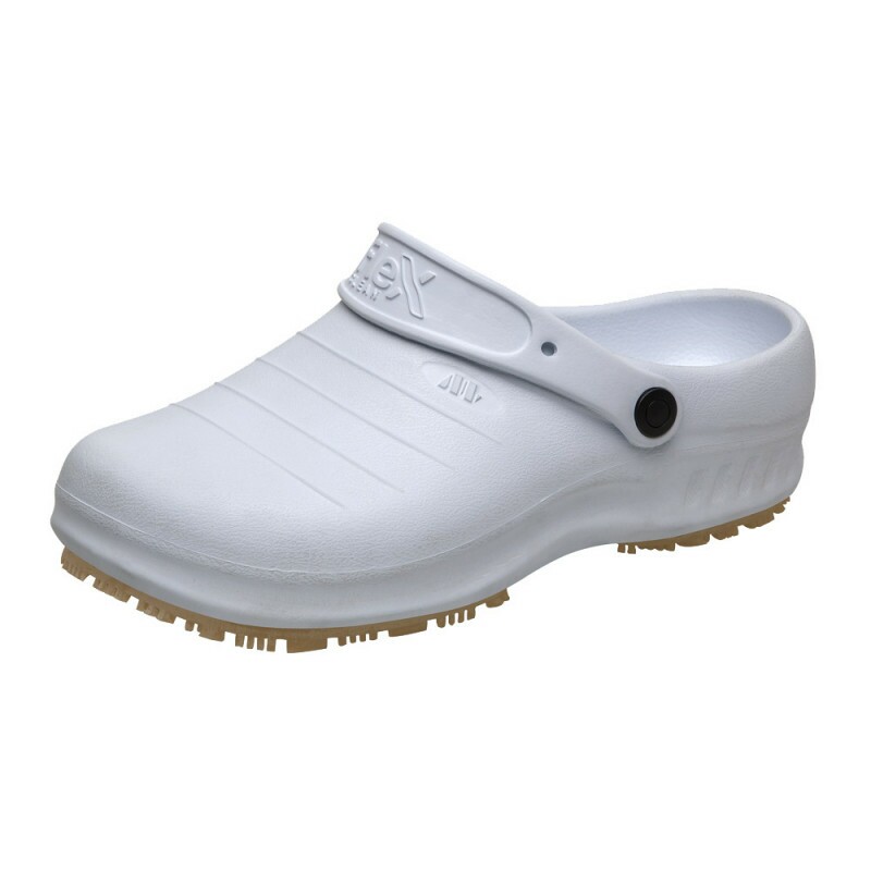 SAPATO ABERTO IMPERMEÁVEL EM EVA FLEX CLEAN BRANCO Nº33/34 SOLADO BORRACHA 102FCLEANBR C.A 39835 (MARLUVAS)