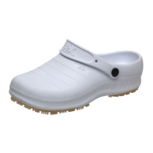 SAPATO ABERTO IMPERMEÁVEL EM EVA FLEX CLEAN BRANCO Nº37/38 SOLADO BORRACHA 102FCLEANBR C.A 39835 (MARLUVAS)