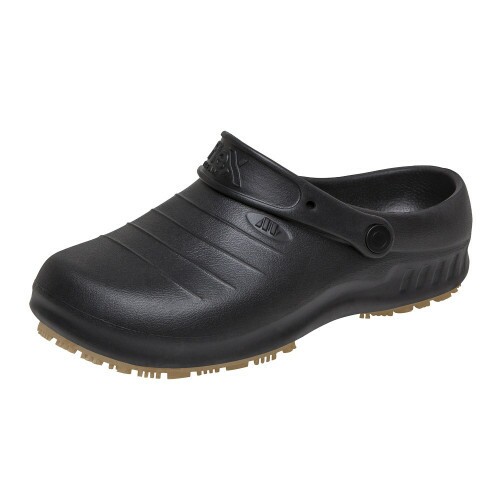 SAPATO ABERTO IMPERMEÁVEL EM EVA FLEX CLEAN PRETO Nº37/38 SOLADO BORRACHA 102FCLEANPR C.A 39835 (MARLUVAS)