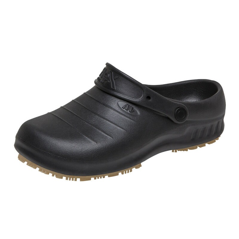 SAPATO ABERTO IMPERMEÁVEL EM EVA FLEX CLEAN PRETO Nº37/38 SOLADO BORRACHA 102FCLEANPR C.A 39835 (MARLUVAS)