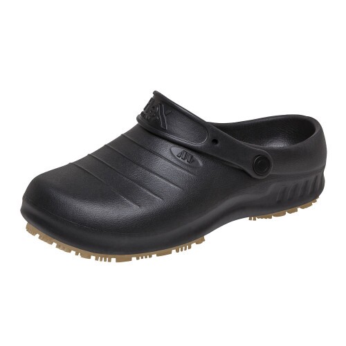 SAPATO ABERTO IMPERMEÁVEL EM EVA FLEX CLEAN PRETO Nº41/42 SOLADO BORRACHA 102FCLEANPR C.A 39835 (MARLUVAS)
