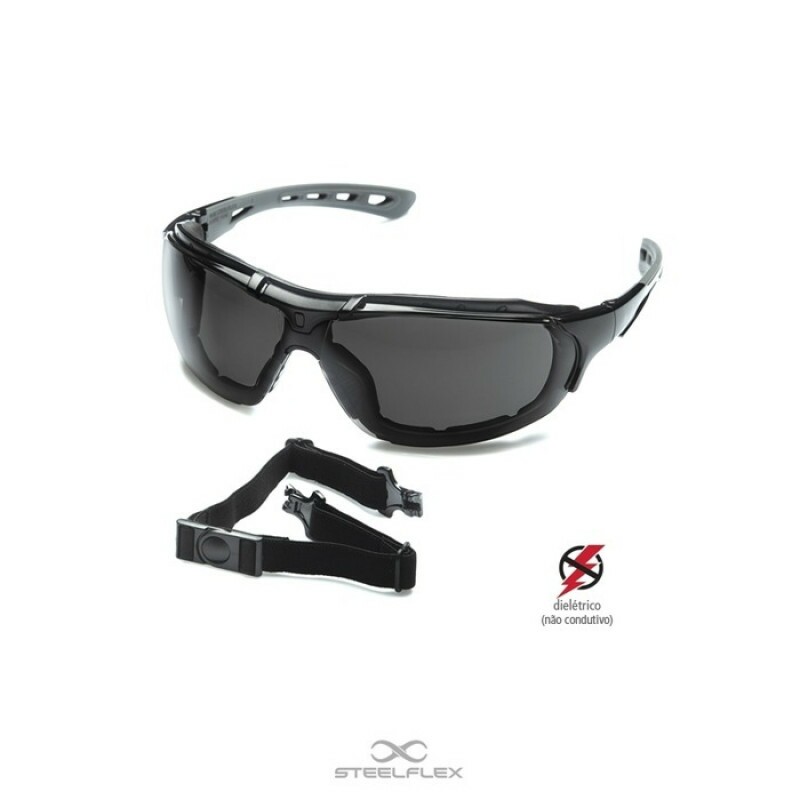 OCULOS SEG. ROMA CINZA (STEEFLEX)